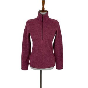 Under Armour Half Zip Fleece XS Pink Lined ColdGear Athletic Warm